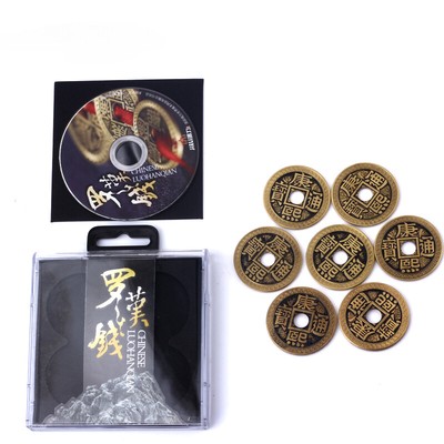Luohanqian Chinese Coin Sets Coin Money Magic Props Magic Tricks Close up Funny