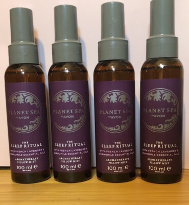 X Avon Planet Spa Beauty Sleep PILLOW MIST Spray Lavender Chamomile  oils UK