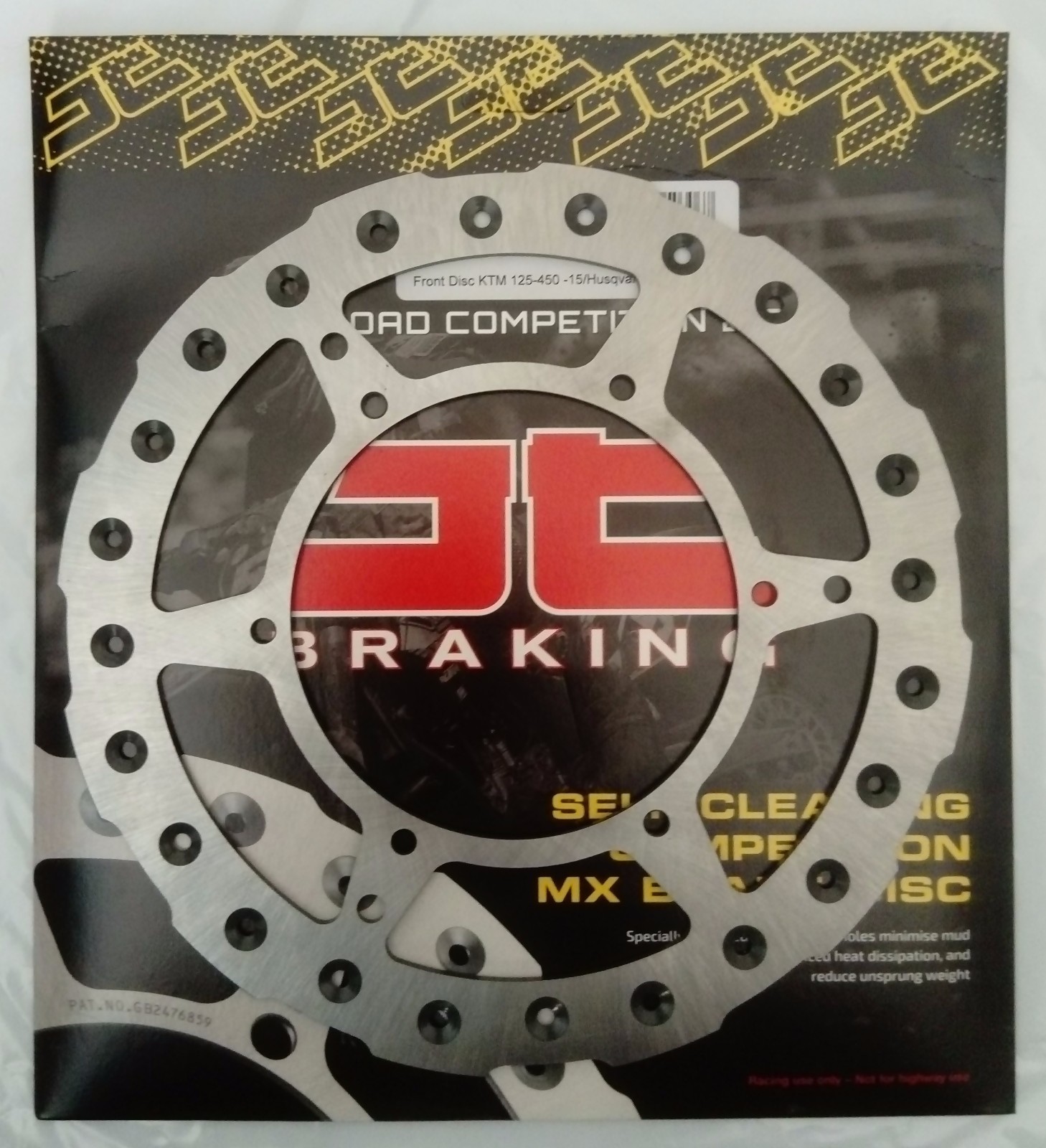 Husaberg FX650 (2001 to 2005) JT Brakes Self Cleaning FRONT Wavy Brake Disc