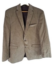 Men's Chaps Blazer Corduroy Sports Coat Brown Elbow Patches Ralph Lauren 44 L