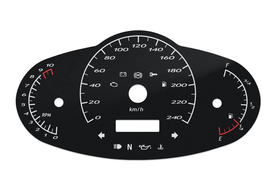 Harley-Davidson V-ROD - Speedometer dials MPH to KM/H Gauges - Image 2 of 4