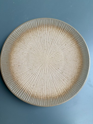 Set of 4 Japanese handmade Dessert Side Starter Salad Plate Porcelain textured - Picture 2 of 10