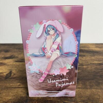 FuRyu Hatsune Miku Noodle Stopper Figure Bunny Ear from Pajamas