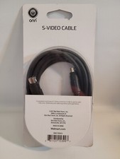 ONN 6ft S-Video 4Pin Male to Male Cable For DVD HDTV VCR Games  More