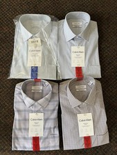 Calvin Klein Men's Dress Shirt Wrinkle Free, Multicolors Sizes