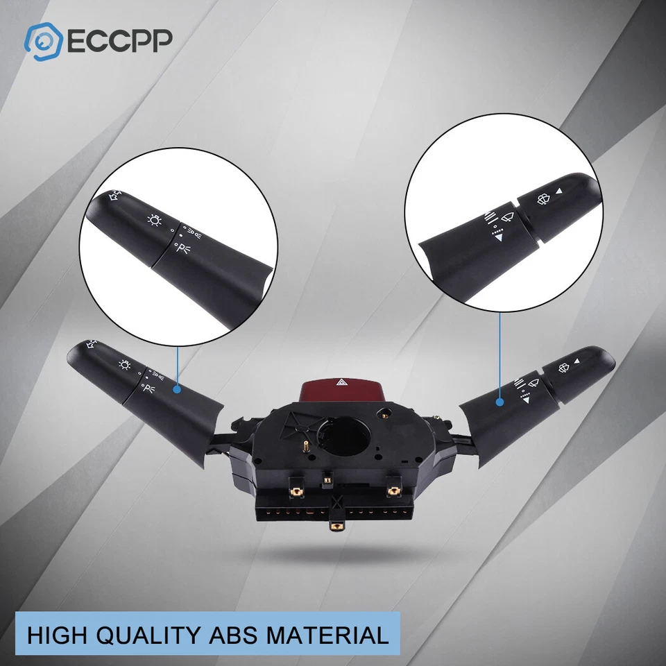 Interruptor de peligro del limpiaparabrisas de señal de giro de faros para Dodge Sprinter 2500 2003-2006 2,7 L Foto 2 de 4