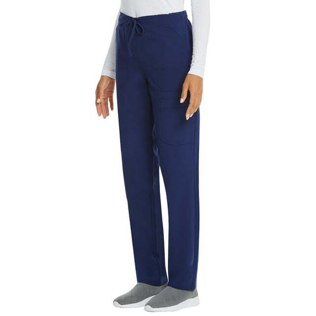 Scrubstar Cargo Scrub Pants Women's XS Navy Low Rise Core Essentials