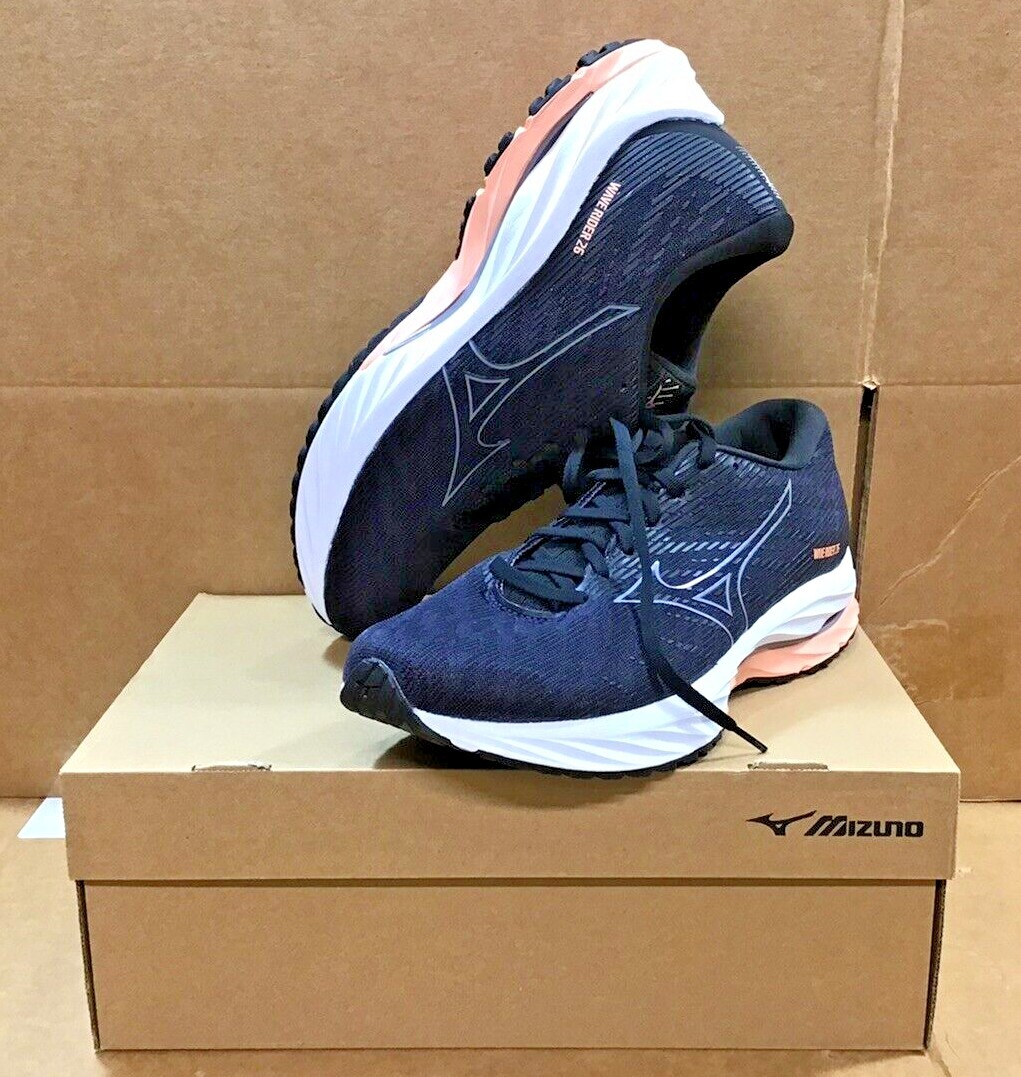 Mizuno Women's Wave Rider 26 Odyssey Grey/Quicksilver Running