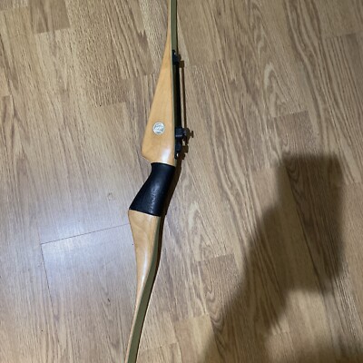 Vintage Fred Bear Cub Recurve Longbow Antique Bow 1960's Vintage Fred Bear Cub Recurve Longbow Antique Bow 1960's