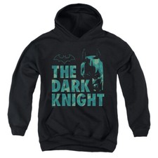 Batman Kids Hoodie The Dark Knight Pattern Black Hoody