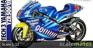 絶版 タミヤ 1/12 テック3 ヤマハ YZR500 2001年型 Rare kit Tamiya 1/12 Model kit Tech 3 Yamaha YZR500 '01 from