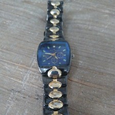 Charles Raymond Wrist Watch Mens Gun Metal Finish Stainless w Japan Mov't