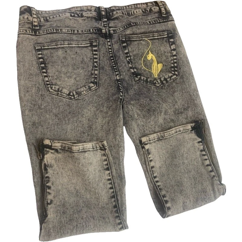 Mezcla de algodón Vintage jeans para mujeres