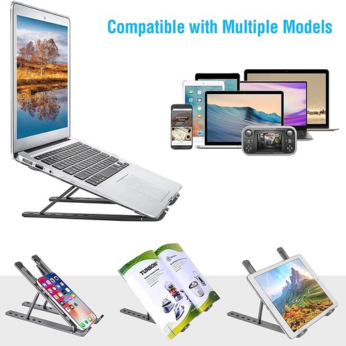 Adjustable Desktop Foldable Tablet Smart Phone iPad racket Holder Stand Support - Bild 7 von 14