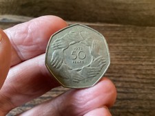 1973 Large 50p Coin- 9 joined Hands nice Condition (1264)
