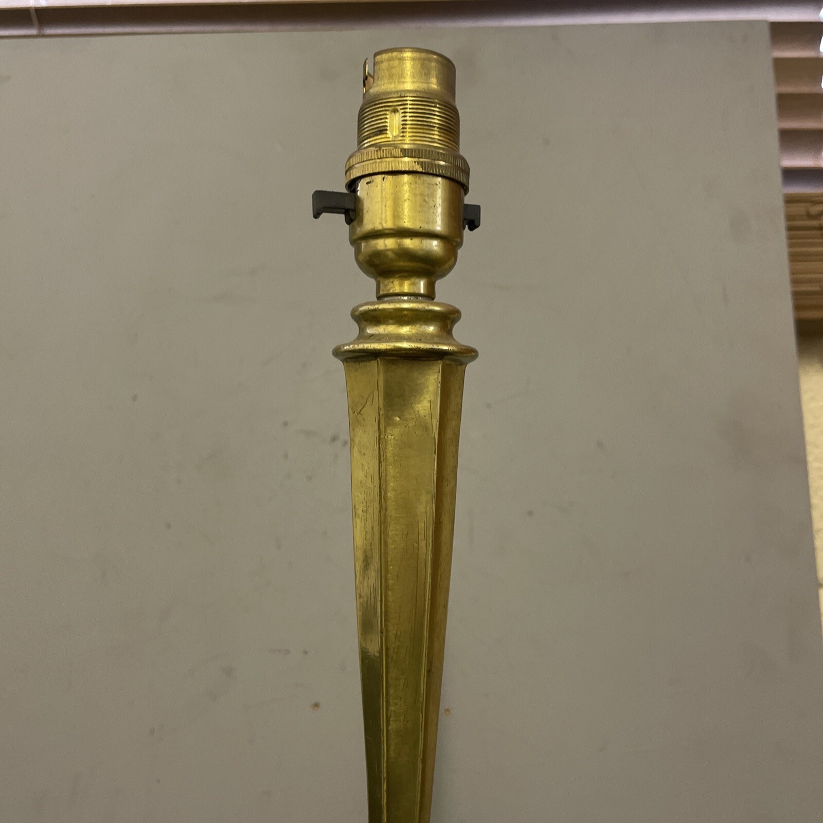 Vintage Brass Table Lamp eBay
