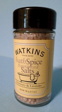 JR Watkins Bath Spice Fragranced Salts Rosemary  Lavender 3.1 oz