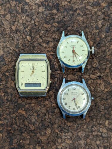 Vintage Uhr Lot Lyceum, Geneva De Luxe & Armmiron - Bild 1 von 2
