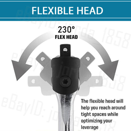 24" 600mm Breaker Bar Socket Drive Wrench Spanner CRV Steel Chrome Vanadium 1/2" - Picture 6 of 12
