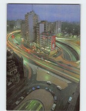 Postcard Night View Roads Ring of Consolacao Street Sao Paulo Brazil