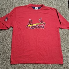 Vintage Lee Sport St. Louis Cardinals Red T-shirt Embroidered MLB Adult Size XL