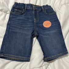 The Children's Place Boy's Denim Shorts 4T Stretch Fabric Medium Wash New