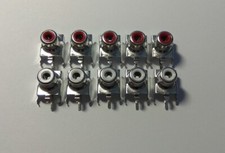 RCA Phono Socket Connector Red / White For Audio Video