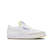 Reebok Prince Club C 85 (white/yellow/cobalt) Men Shoes GY8052
