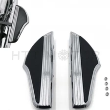 Shark Fin Defiance Passenger Footboard Kit For Harley 06-17 Dyna 86-19 Touring C