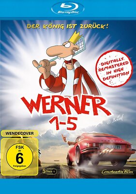 Werner 1+2+3+4+5 - Königbox / Remastered # 5-BLU-RAY-BOX-NEU