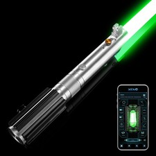 Lightsaber with APP, Dueling Lightsaber for Adults, Full Size Metal Hilt Ligh...