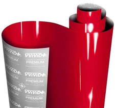 VViViD Ultra Gloss Metallic Candy Red Vinyl Car Wrap Premium Paint Replaceme...