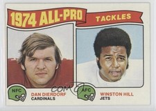 1975 Topps 1974 All-Pro Winston Hill Dan Dierdorf #206 HOF 1md