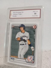 ANTHONY VOLPE 2020 BOWMAN PROSPECTS Topps 1ST GRADED 10 MLB ROOKIE CARD YANKEES