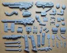 Imperial Guard - Cadian Heavy Wepons Squad 2003 (b) Spare Bits Bitz Kitbash 40K