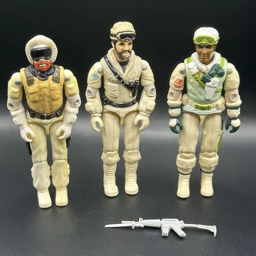 GI Joe Arctic Forces Lot Of 3 - Snow Job Frostbite Iceberg ARAH Action Figures