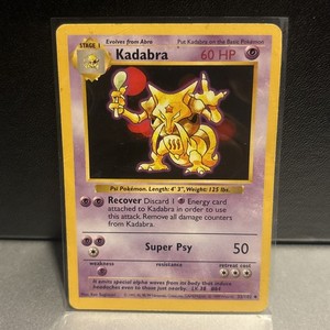 1995 kadabra pokemon card value 064/165 - Abra - 151 Remove all damage counters from Kadabra Pokemon Trading Card Game Paldean