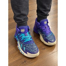 adidas D.O.N Issue.4 Men's Size 7 Purple Blue Basketball Shoes