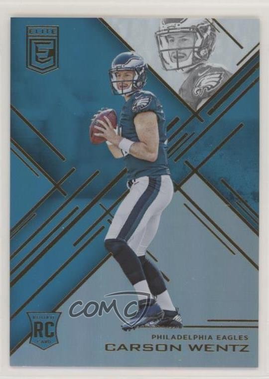 2016 Donruss Elite Elite Rookies Carson Wentz #162 Rookie RC m5e