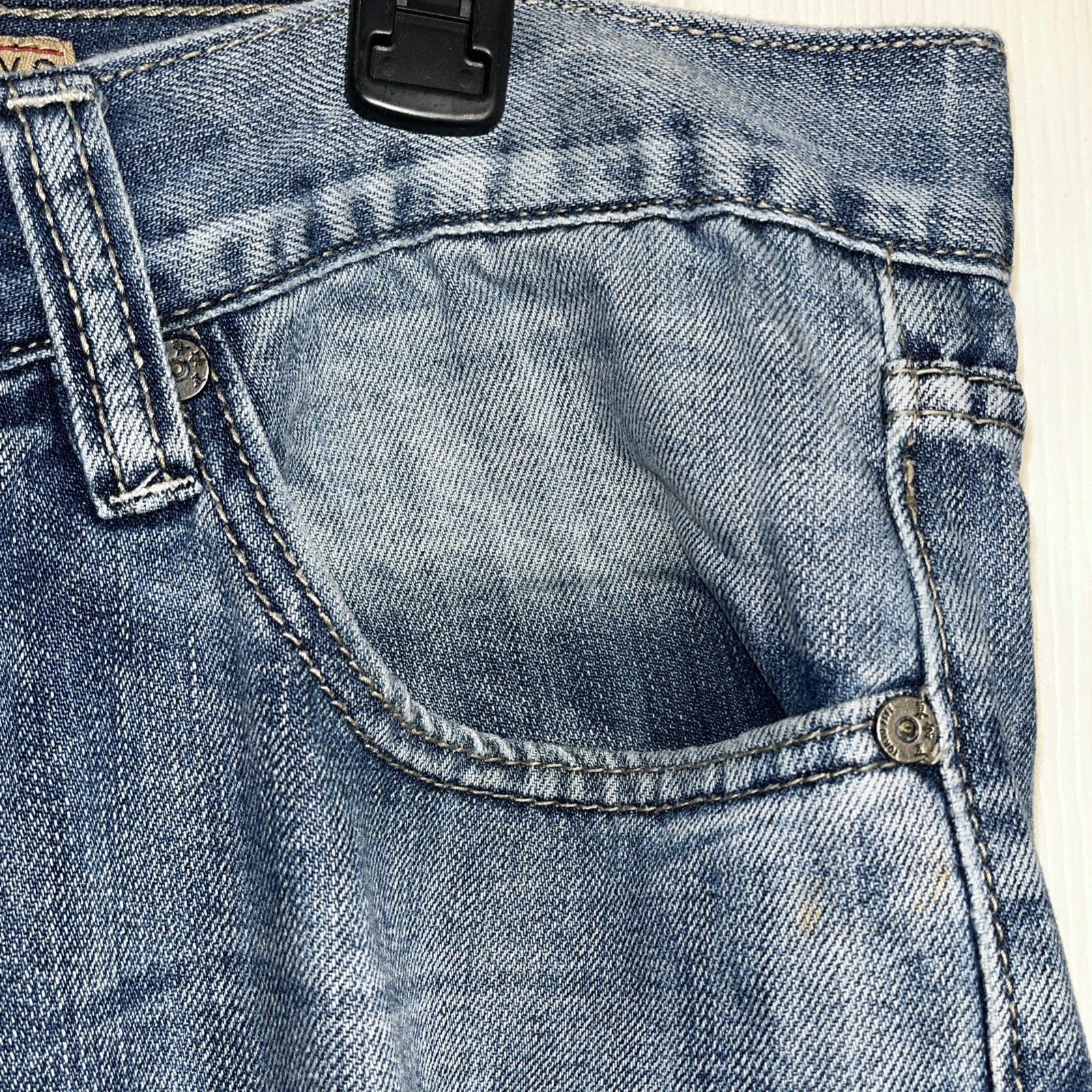 Mens Tokyo Five Respect Slim Fit Jeans Size 34x32 Medium Wash image 4