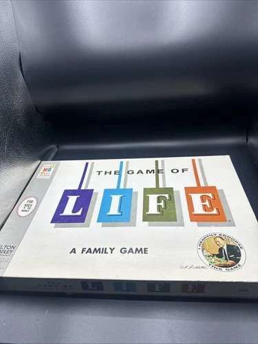 Vintage 1960 The Game Of Life by Milton Bradley Company Board Game is Complete-H