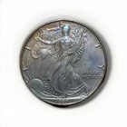 Beautiful Toned - 1993 American Silver Eagle 1 Troy Oz .999 Fine Silver