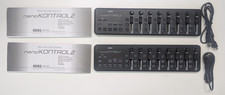 Two Black Korg nanoKONTROL2 Slim-Line USB MID...