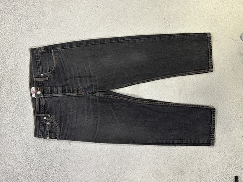 Jeans vintage Levis 501 uomo 36x30 gamba dritta bottone mosca made USA denim anni 90