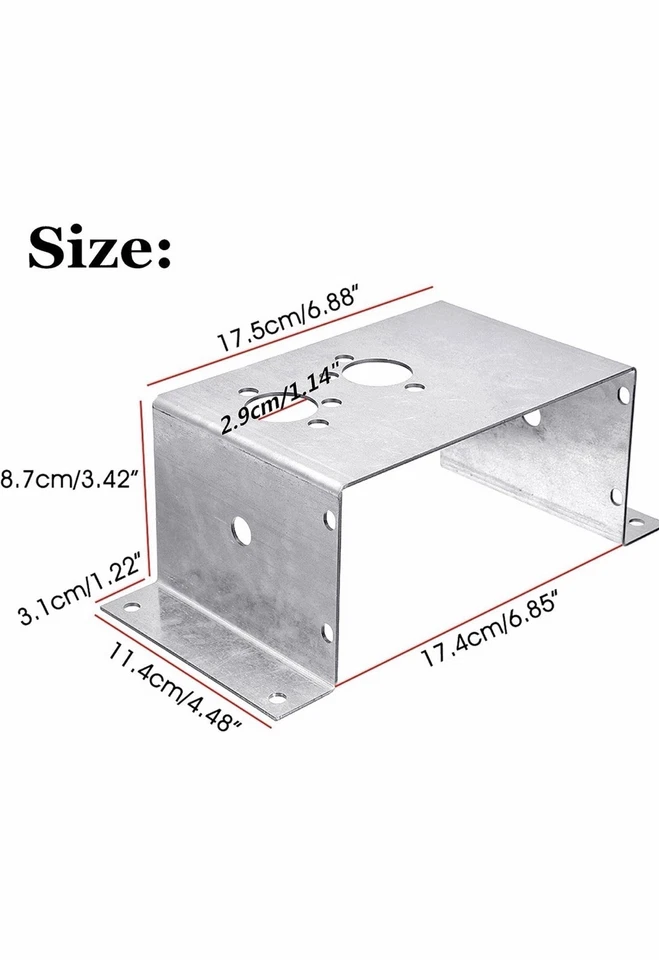 Монтажный кронштейн для дизельного обогревателя автомобиля/фургона/грузовика/гаража D2/Webasto - Изображение 3 из 4