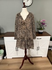Brand Studio A Leopard Print Dress Size M (8-10) Brand New With Tag