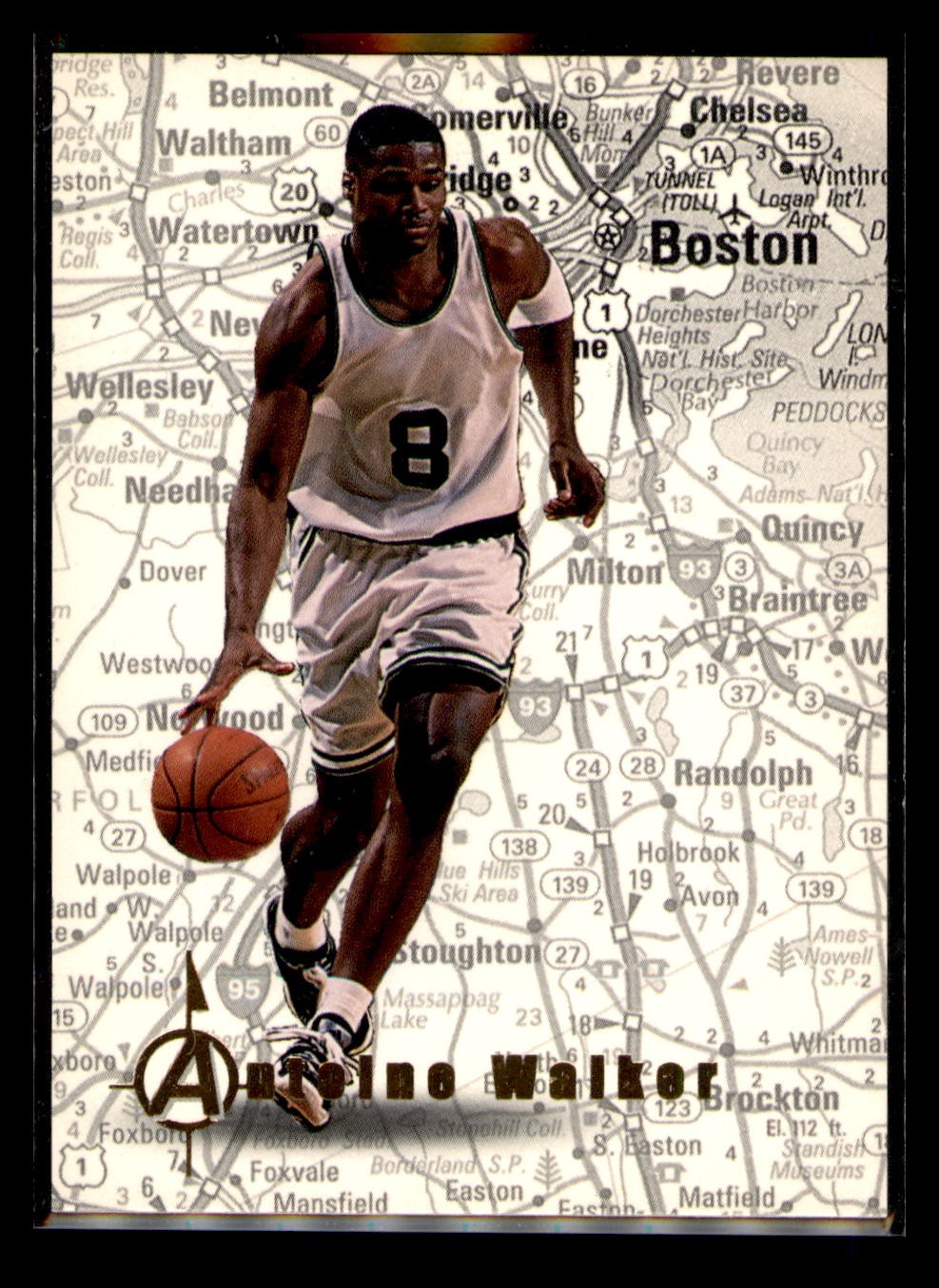 1997 Genuine Article #HH10 Antoine Walker Hometown Heroes Boston Celtics