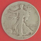 1941-S  WALKING LIBERTY HALF-DOLLAR (50¢) SILVER COIN  (09)