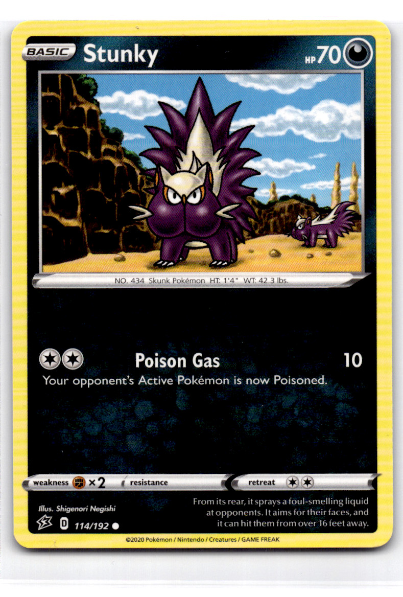 Stunky Common SWSH02: Rebel Clash 114/192 NM