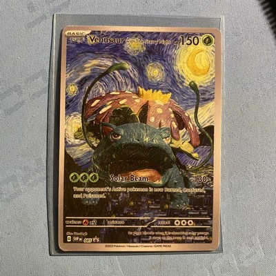 Benussaur Van Gogh Style Extended Full Art Pokemon   